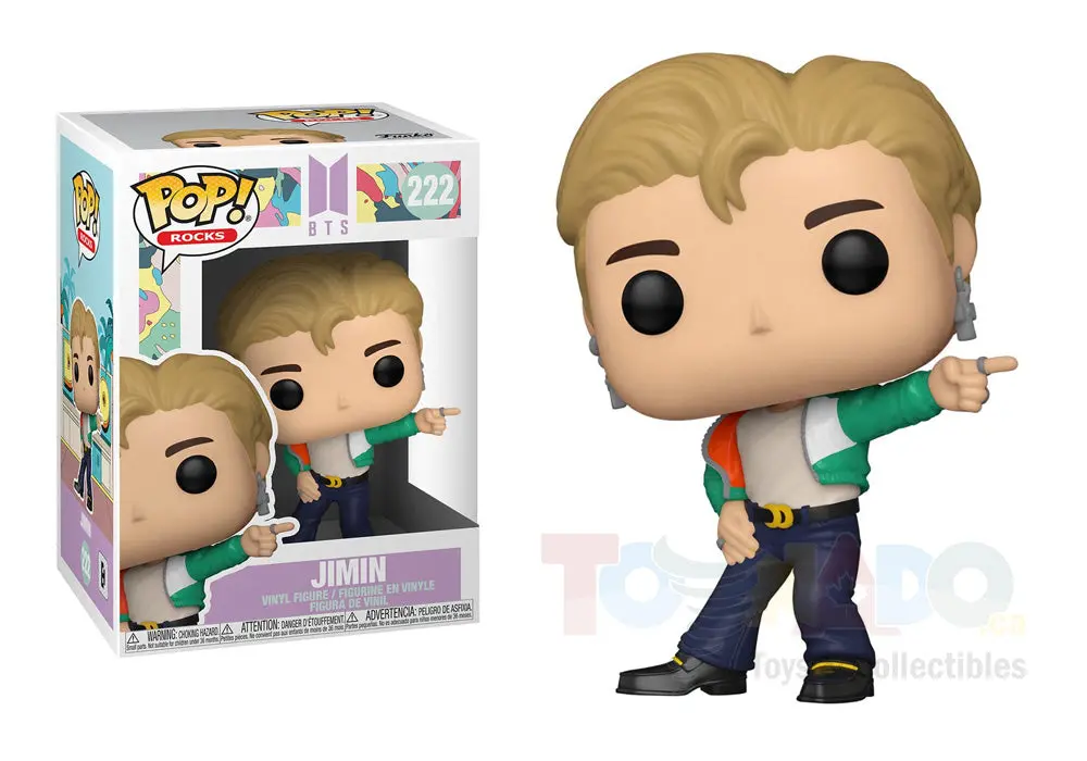 Funko Pop! Rocks #222 - Bts - Jimin Vinyl Figure Low Stock 1