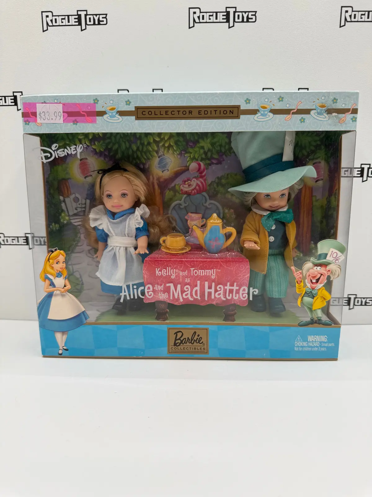 Mattel Barbie Collectibles Collector Edition Kelly And Tommy As Alice And The Mad Hatter 1