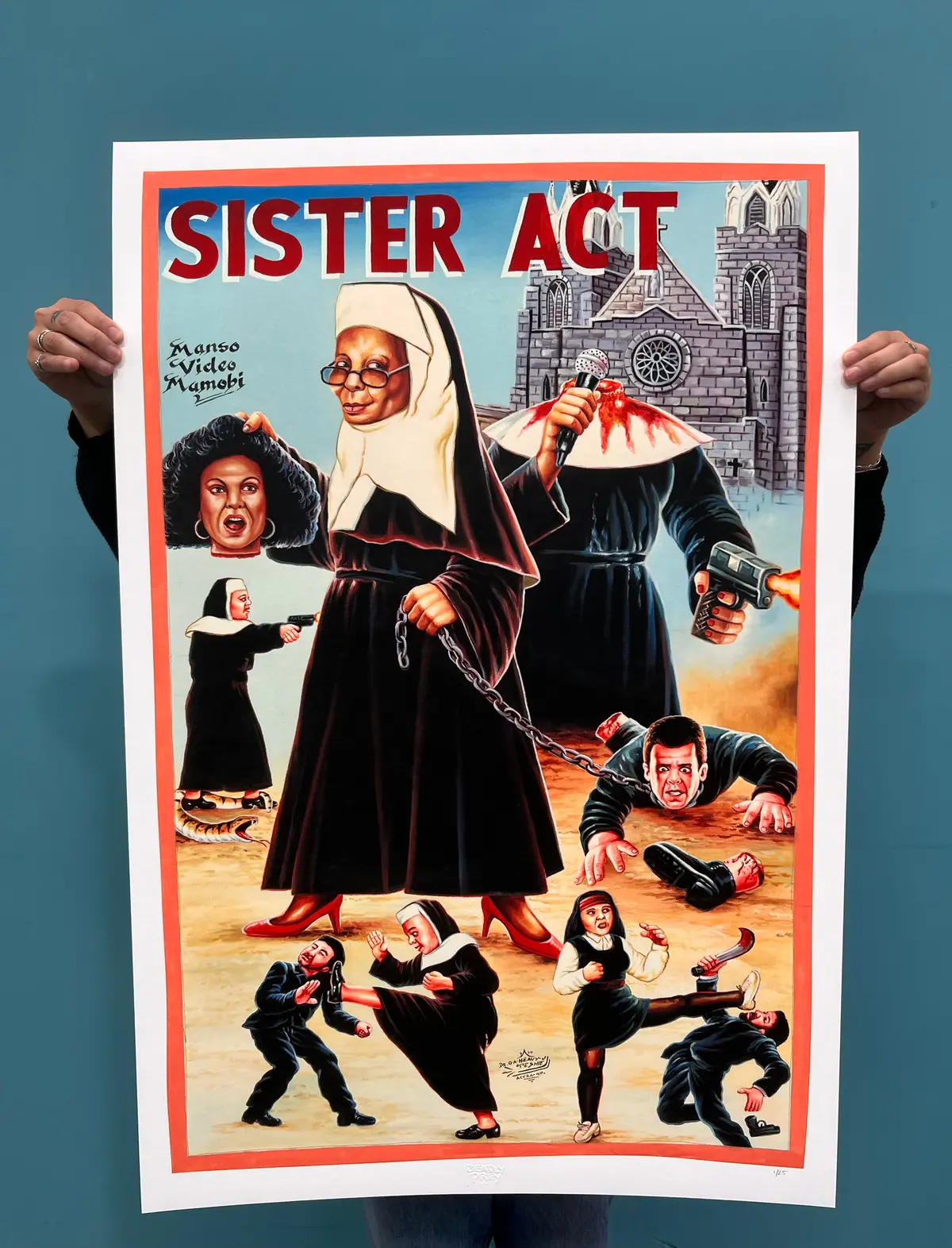 Sister Act - Limited Edition Archival Giclée Print From Static Medium By Heavy J 1