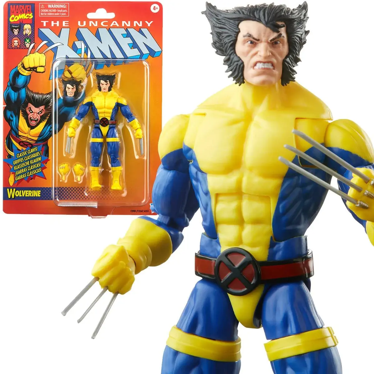 Marvel Legends Retro X-Men Series - Classic Wolverine 6-Inch Action Figure (F3981) Low Stock 1