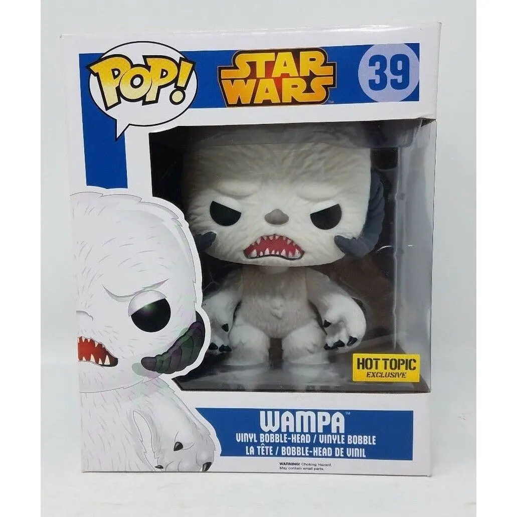 Funko Pop! Star Wars Wampa 39 Hot Topic Exclusive Vinyl Figure Figurine New Nos 1