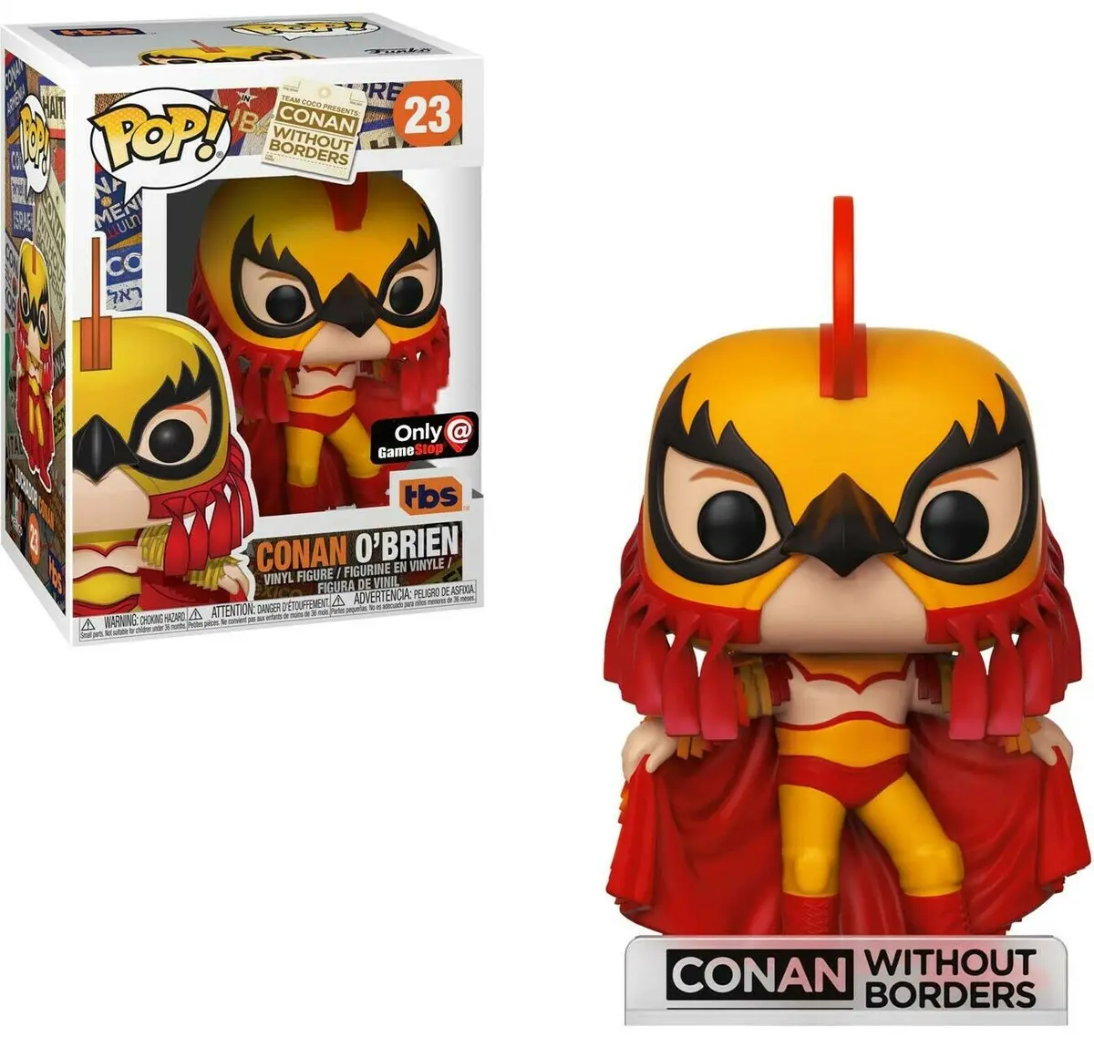 Funko Pop! Conan #23 - Conan O'brien - Luchador Conan Vinyl Figure Exclusive 1