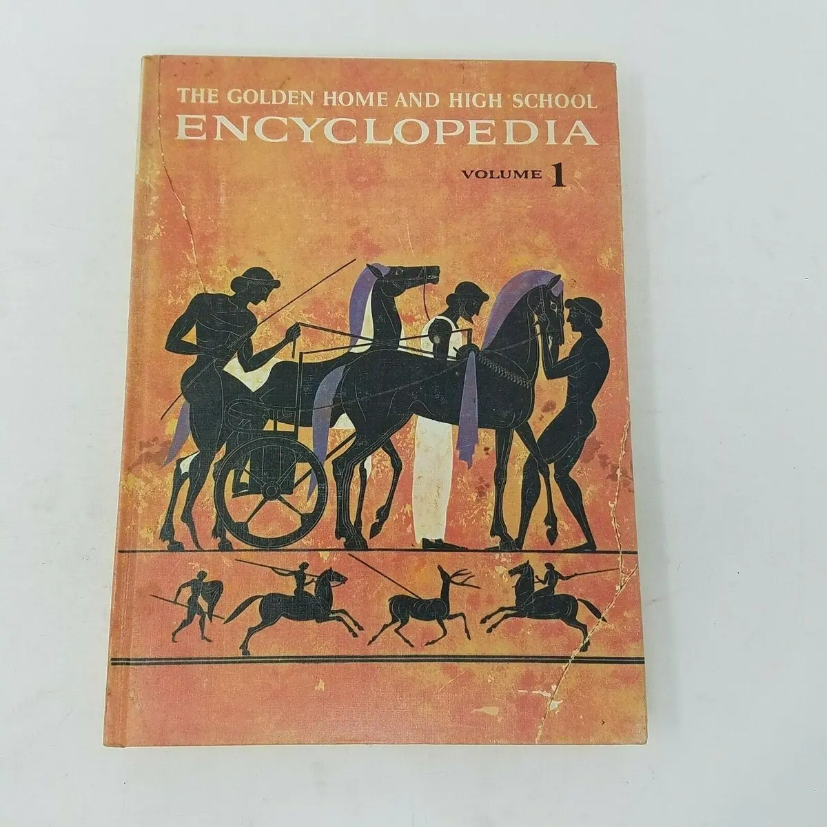 The Golden Home High School Encyclopedia 1961 1St Printing Vol 1 Textbook Book 1