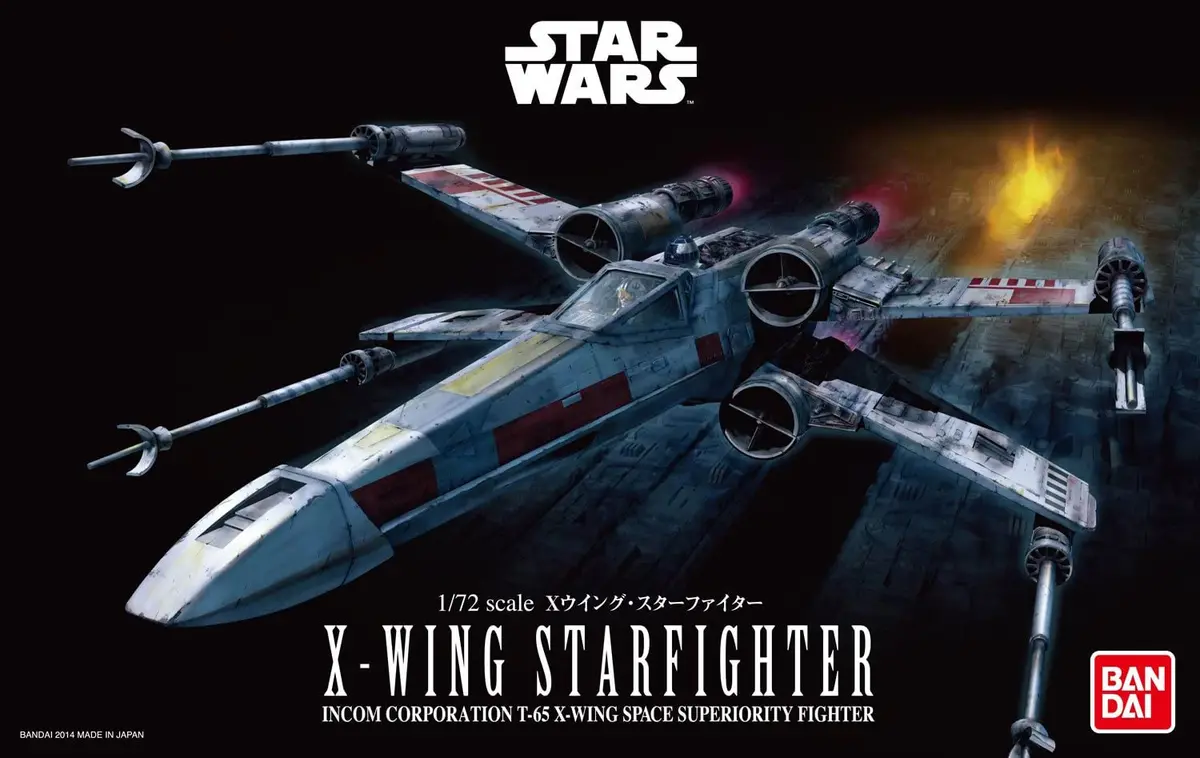 Bandai Spirits - Star Wars - X-Wing Starfighter 1/72 Scale Plastic Model Kit (2378837) Last One! 1
