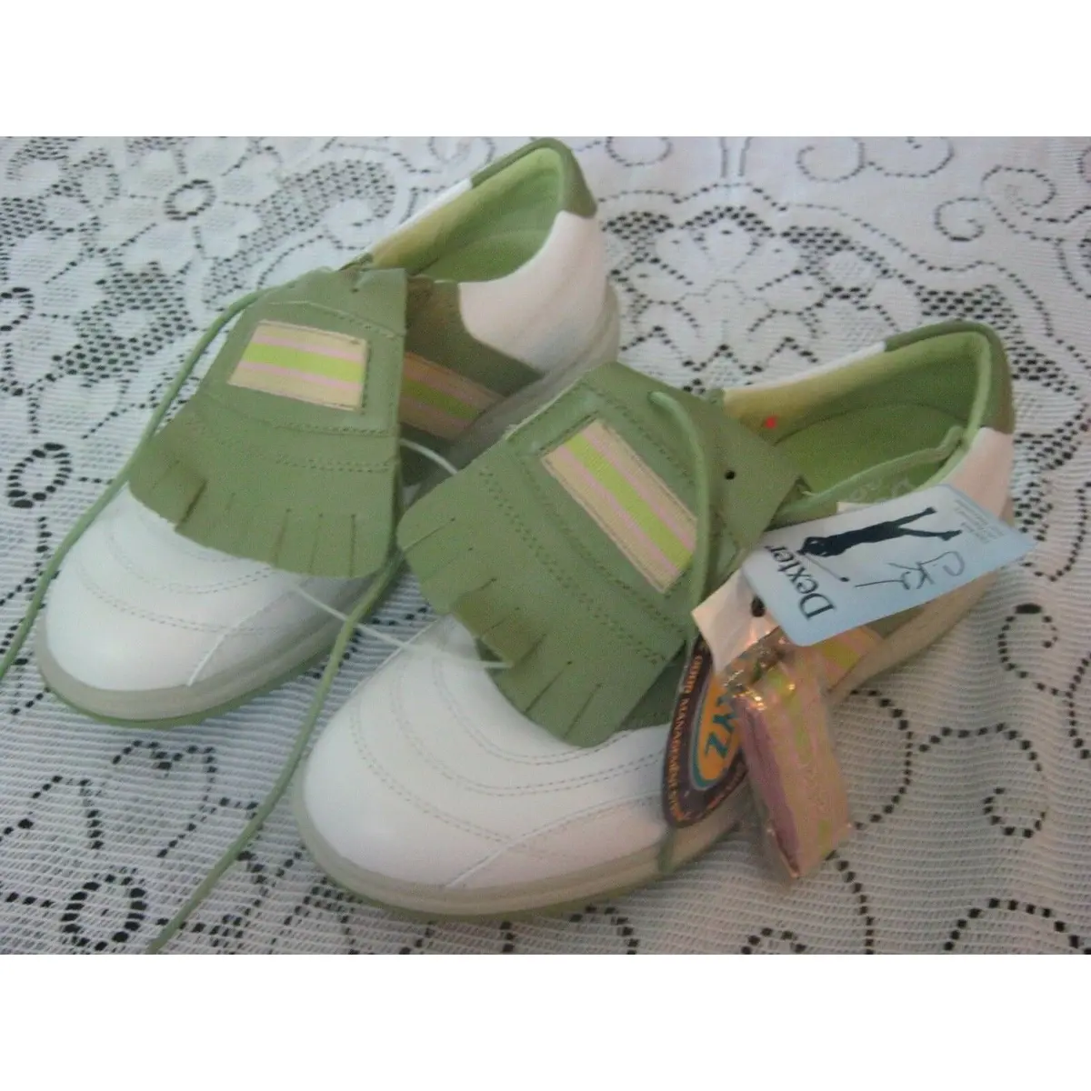 Dexter Carin Koch Kilted Dryz Golf Cleats Shoes Womens 7M Malibu Gft40-9 Saddle 1