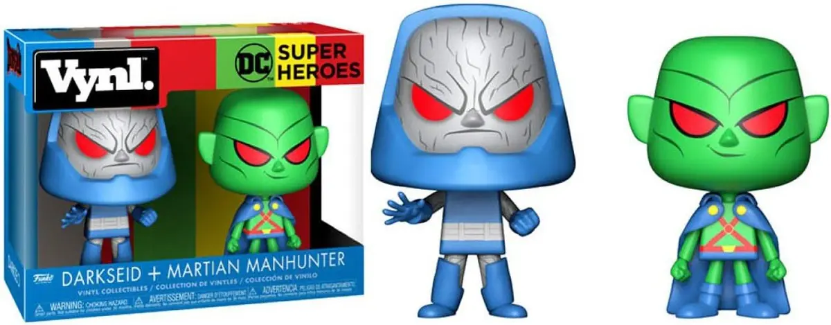 Funko Vynl - Dc Super Heroes: Darkseid & Martian Manhunter (J'onn J'onzz) Vinyl Figures 2-Pack 24415 Low Stock 1