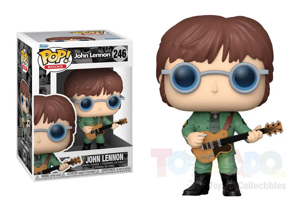 Funko Pop! Rocks #246 - John Lennon (Military Jacket) Vinyl Figure (55787) 1