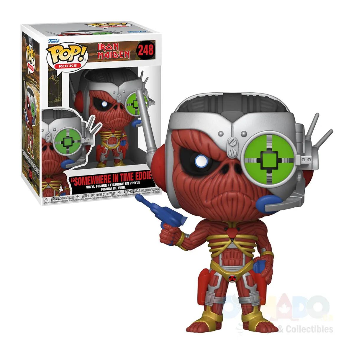 Funko Pop! Rocks #248 - Iron Maiden - Somewhere In Time Eddie Vinyl Figure (57607) 1