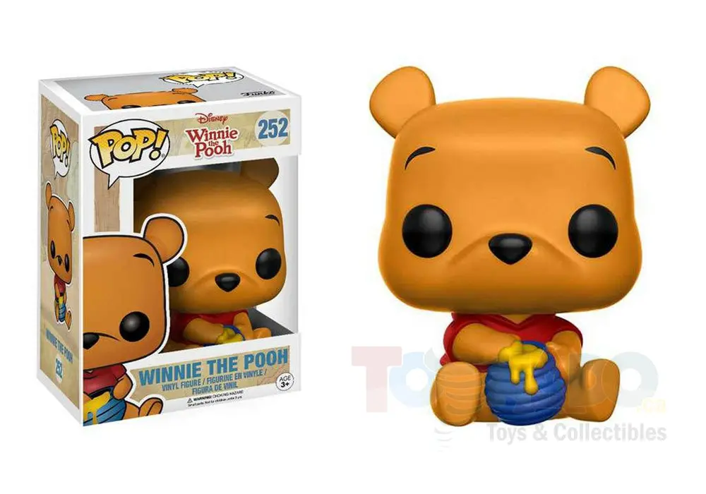 Funko Pop! Disney #252 - Winnie The Pooh - Winnie The Pooh (Seated) Vinyl Figure (11260) Low Stock 1