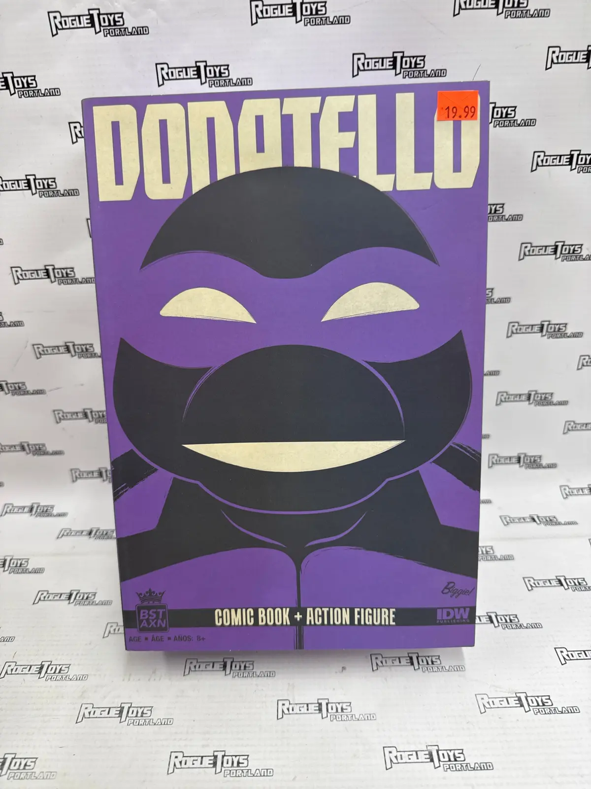 Loyal Subjects Bst Axn Tmnt Comic Book & Action Figure Donatello 1