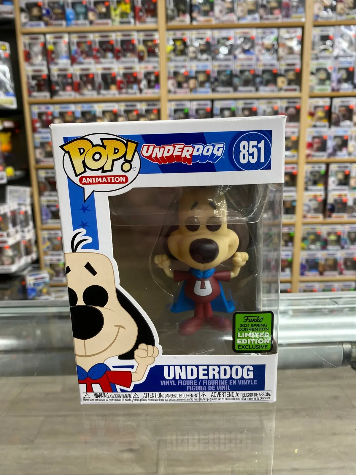 Funko Pop! Animation Underdog #851 Underdog 2021 Spring Con Exclusive 1