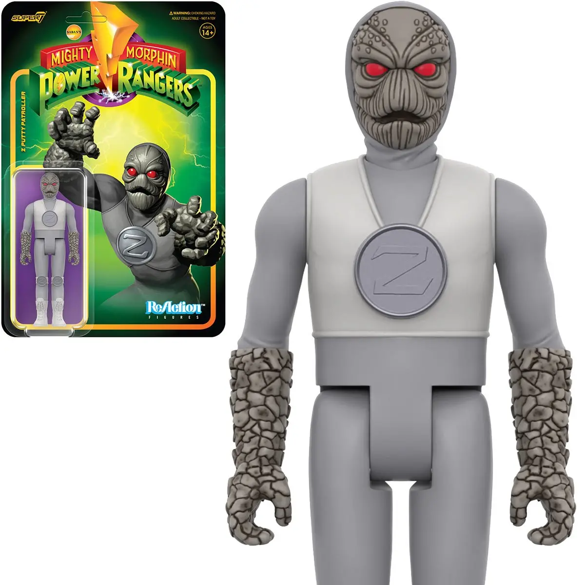 Super7 Reaction Figures - Saban'S Mighty Morphin Power Rangers: Wave 4 - Z Putty Patroller (82031) 1