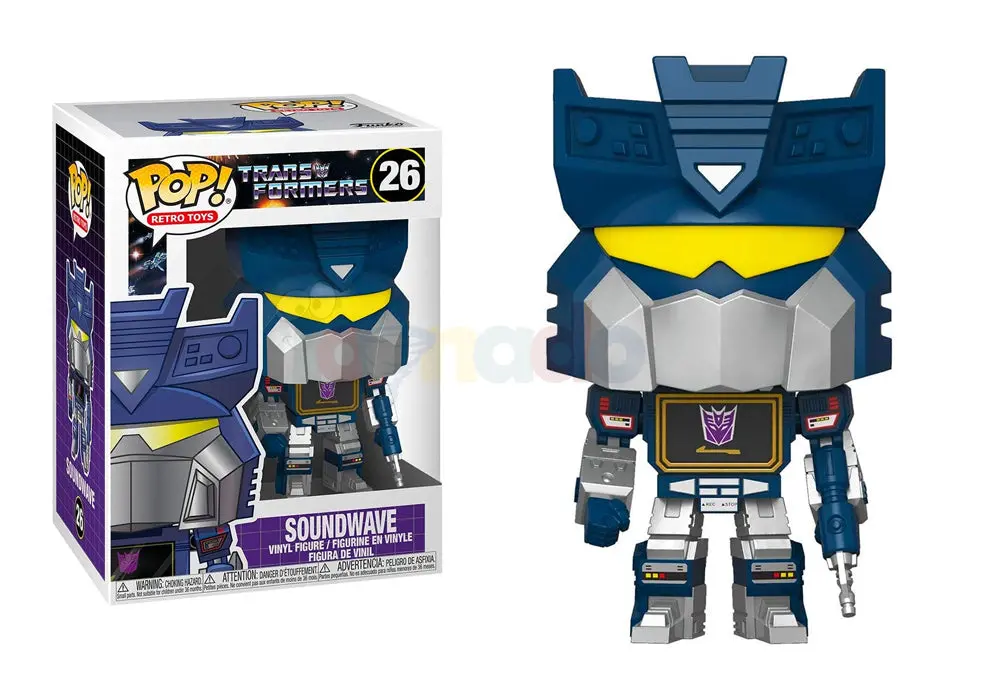 Funko Pop! Retro Toys #26 - Transformers - Soundwave Vinyl Figure (50969) Last One! 1