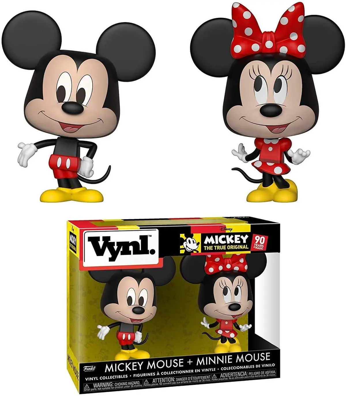 Funko Vynl - Disney - Mickey (The True Original/90 Years) Mickey Mouse & Minnie Mouse 2-Pack (26673) Low Stock 1