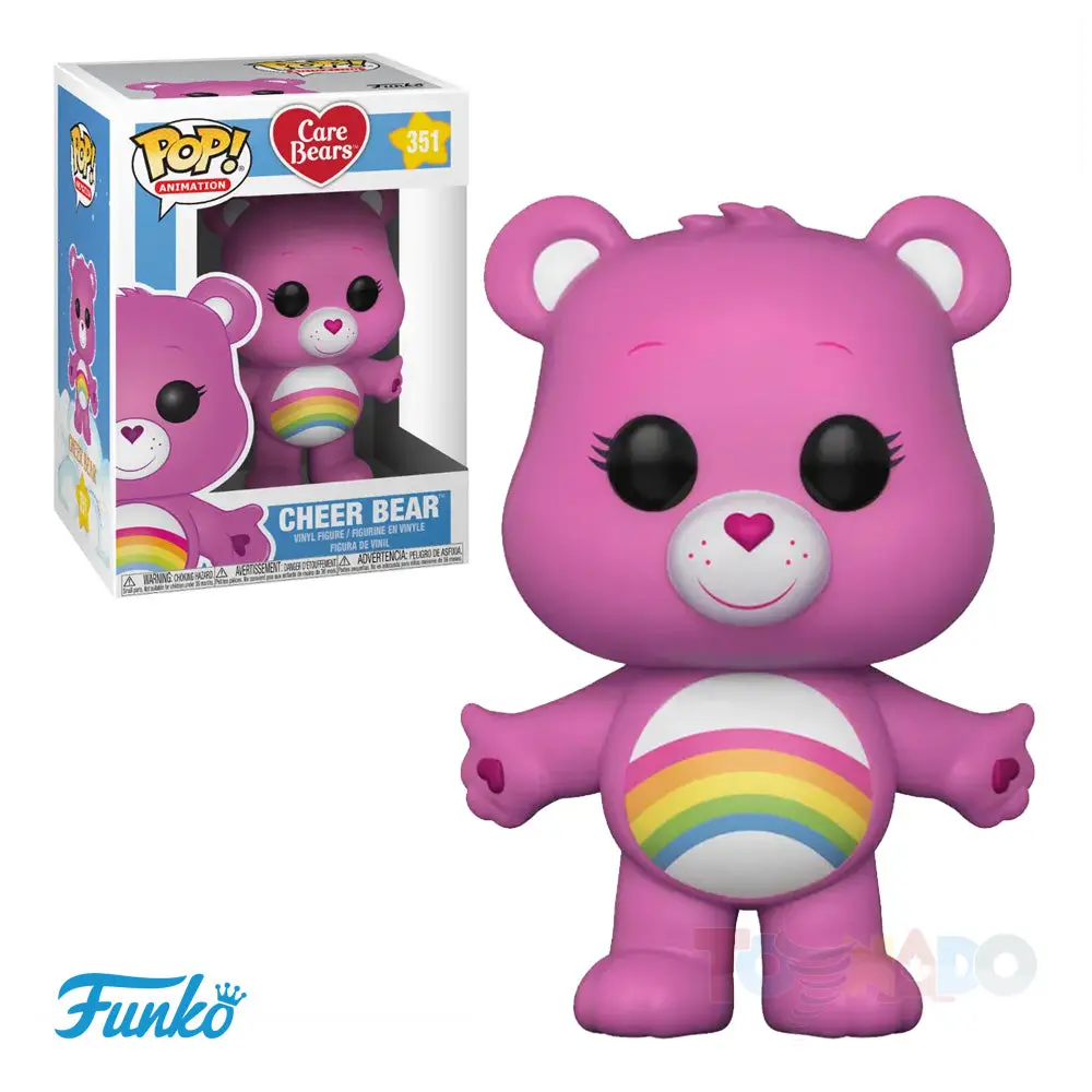 Funko Pop! Animation #351 - Care Bears - Cheer Bear Vinyl Figure (26698) Low Stock 1