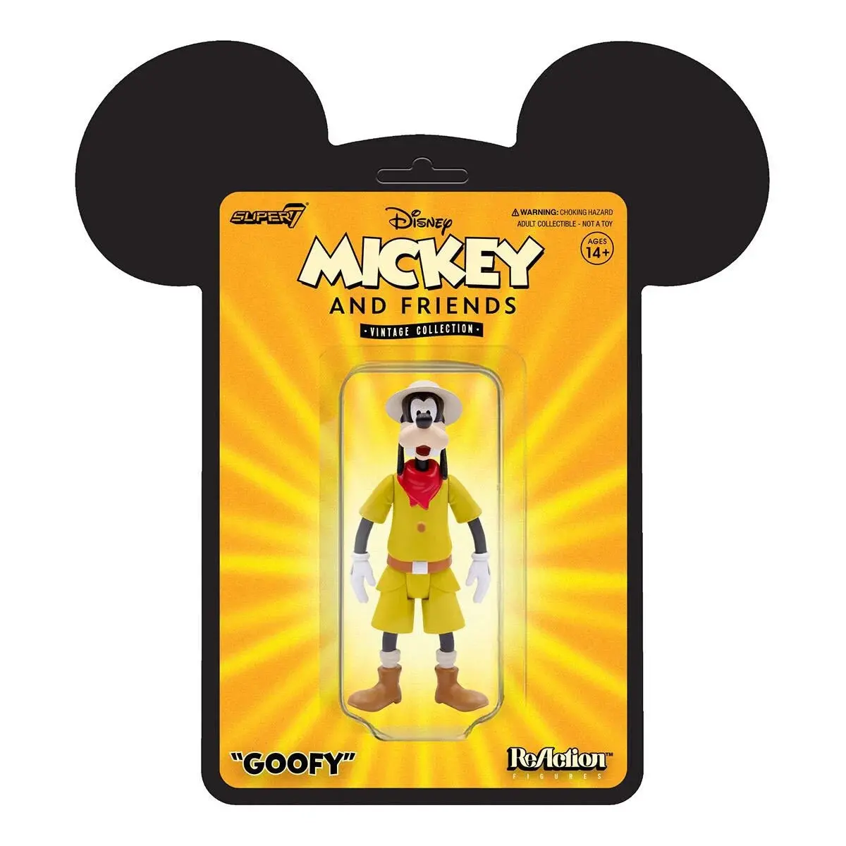 Super7 Reaction Figures - Mickey And Friends Vintage Collection - Goofy Action Figure (81149) Low Stock 1