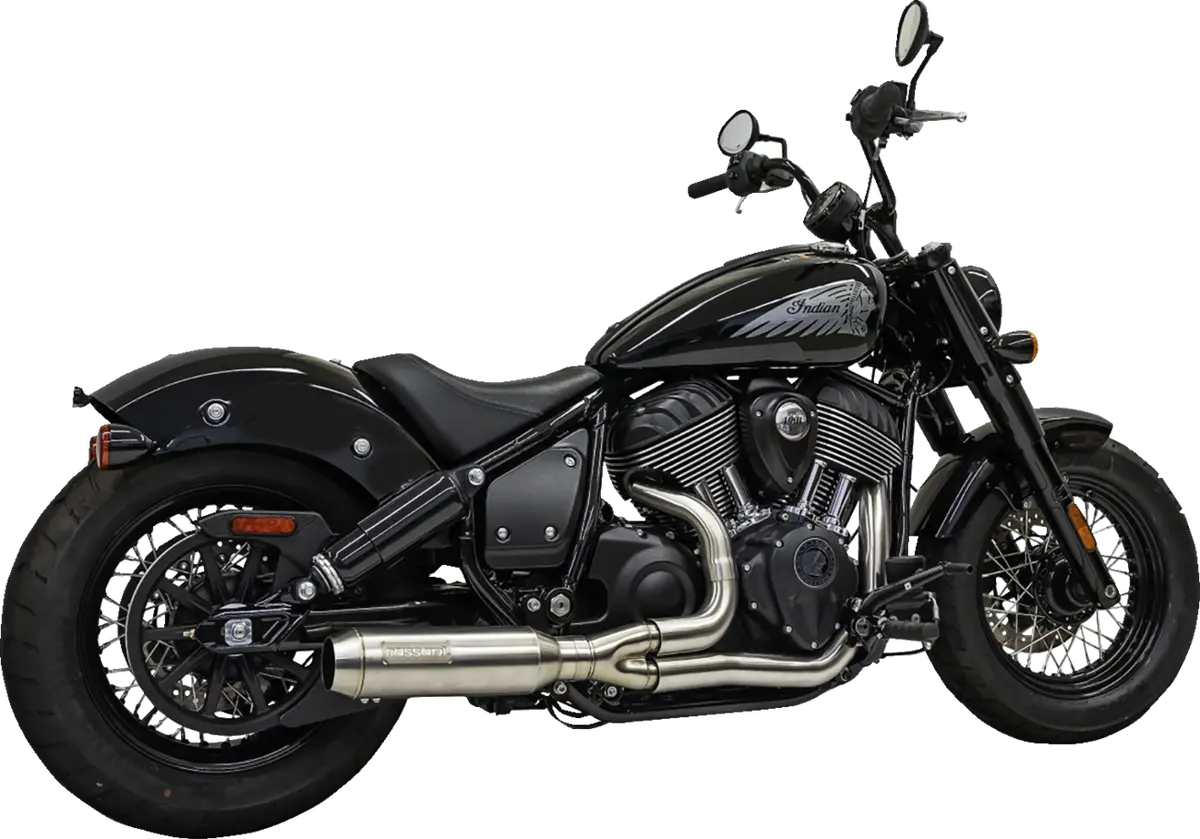 Bassani Xhaust 2-Into-1 Exhaust System - Stainless Steel 8H12ss 2