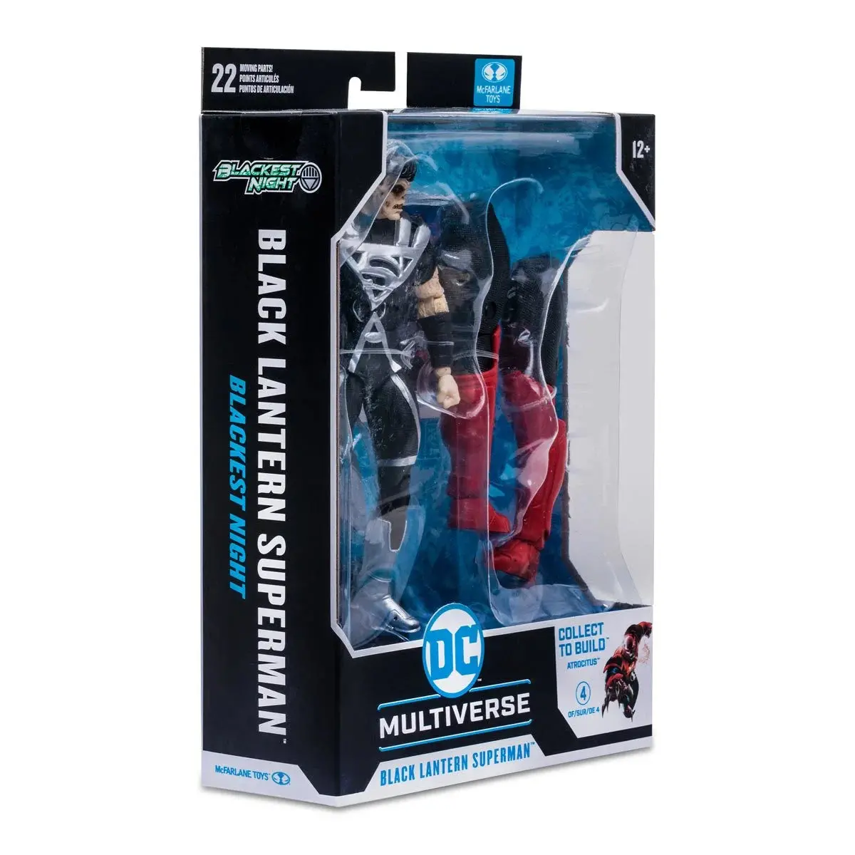 Mcfarlane - Dc Multiverse (Build-A Wave 8) Blackest Night Black Lantern Superman Action Figure 15482 Last One! 2