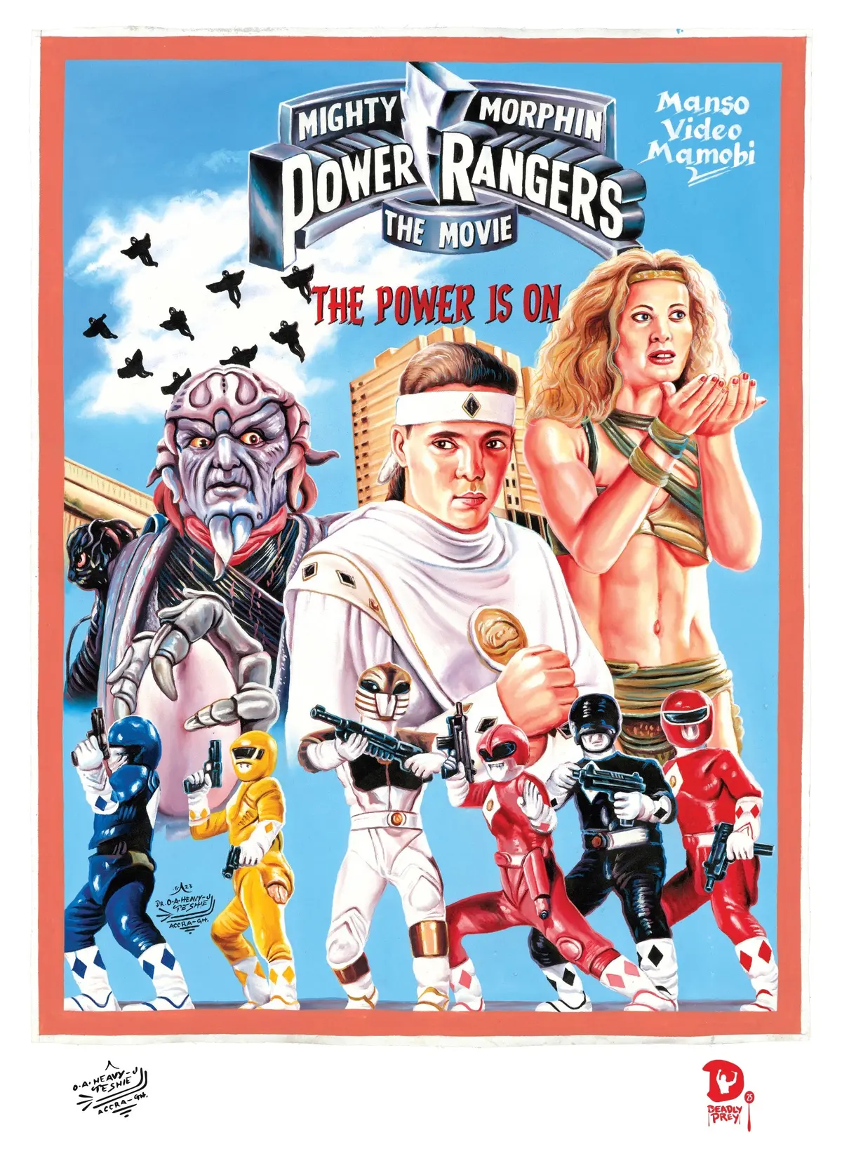 Mighty Morphin Power Rangers (High Quality Print) - Heavy J 1