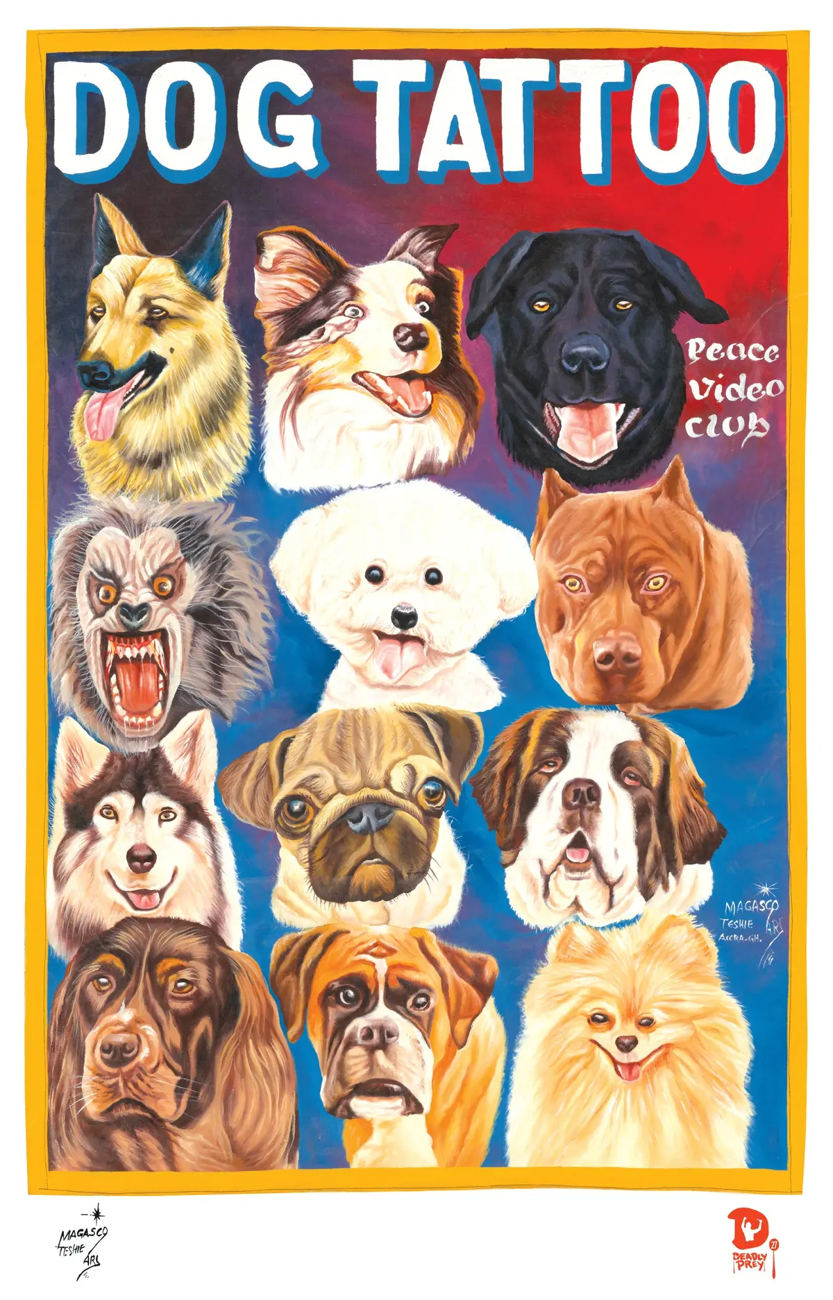 Dog Tattoo (High Quality Print) - Magasco 1