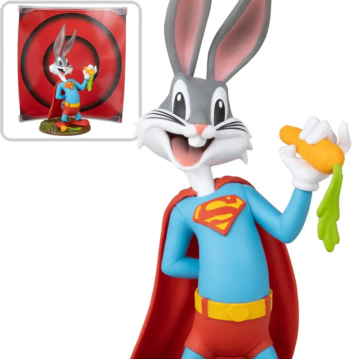 Movie Maniacs - Wb 100 - Bugs Bunny As Superman Limited Edition 6-Inch Posed Figure (14001) Low Stock 1