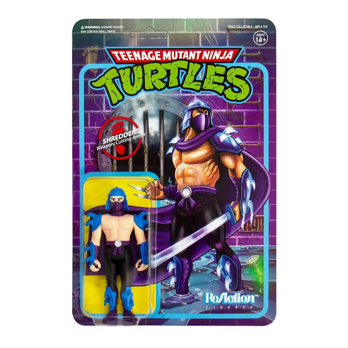 Super7 Reaction Figures - Teenage Mutant Ninja Turtles - Shredder Action Figure (80225) Last One! 1