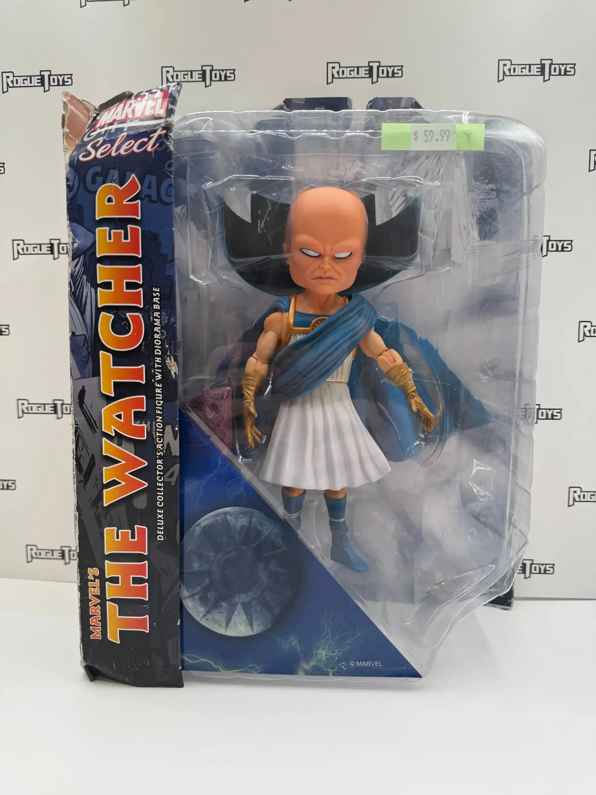 Diamond Select Toys Marvel Select Marvel’S The Watcher Deluxe Collector’S Action Figure W/ Diorama Base 1