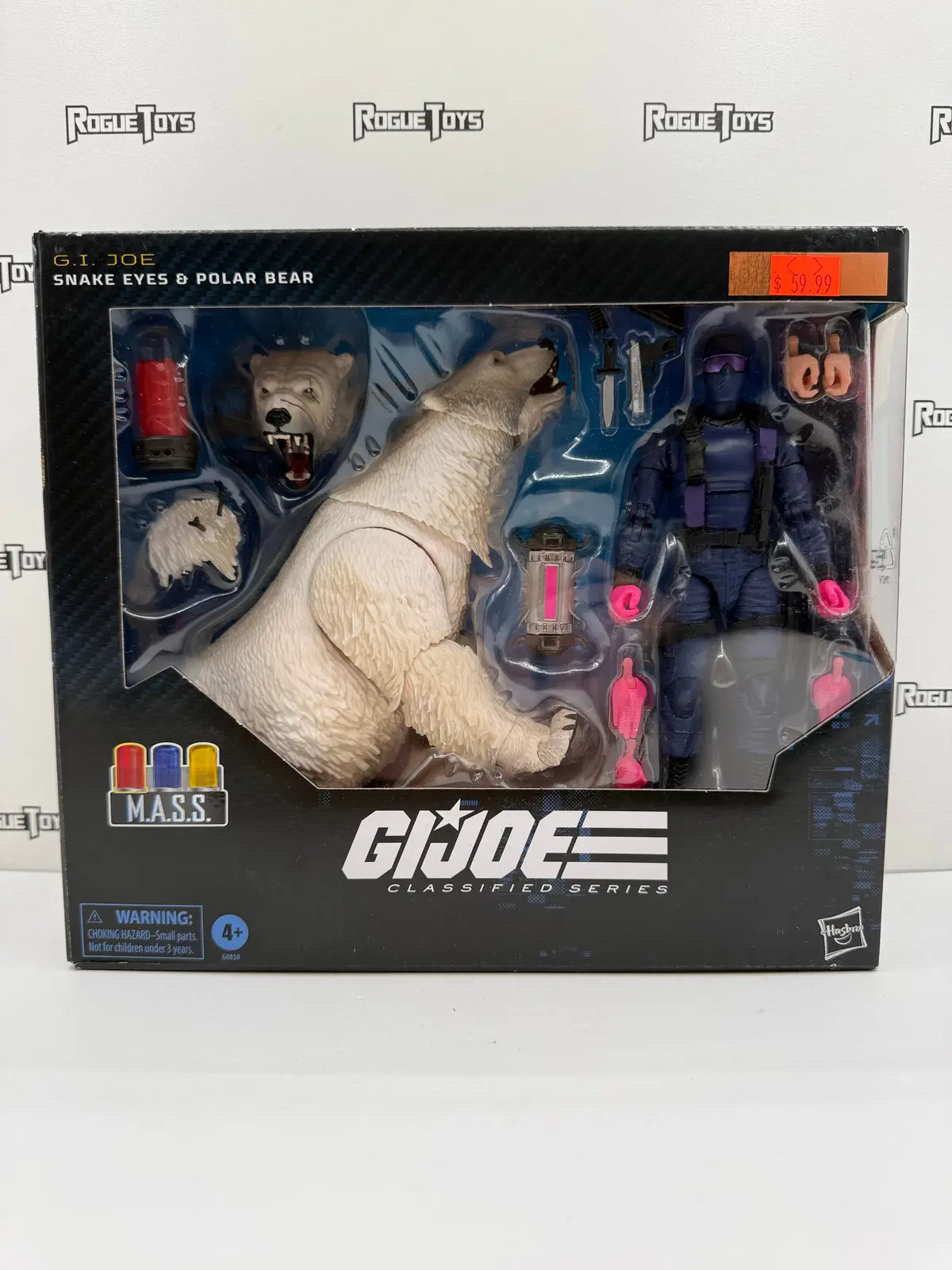 Hasbro G.I. Joe Classified Series M.A.S.S. G.I. Joe Snake Eyes & Polar Bear 1