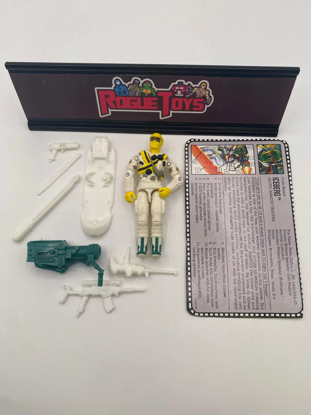 Hasbro 1993 Vintage Gi Joe Iceberg V2 (Incomplete) 1