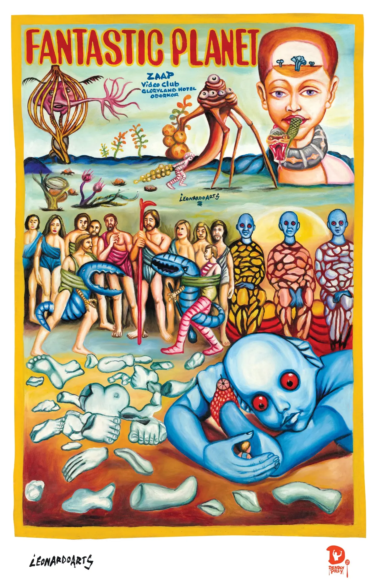 Fantastic Planet (High Quality Print) - Leonardo 1