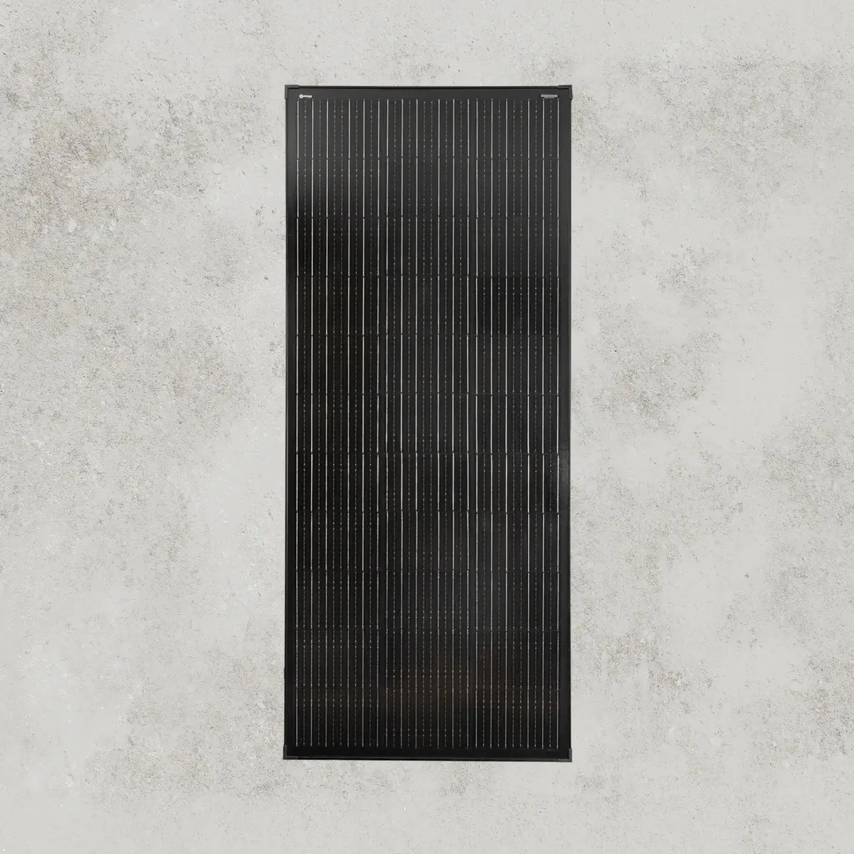 200W 12V Slimline Black Glass Solar Panel (20Mm Frame) 1