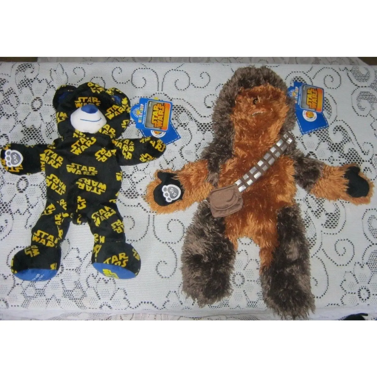Build A Bear Star Wars Chewbacca Chewie Plush Stuffed Animals Plush Toys Lot 2 1