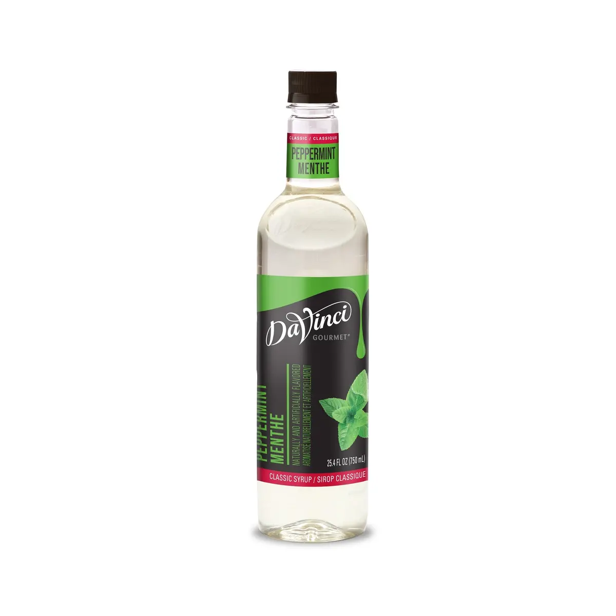 Classic Peppermint Syrup - 12 X 750 Ml Plastic 1