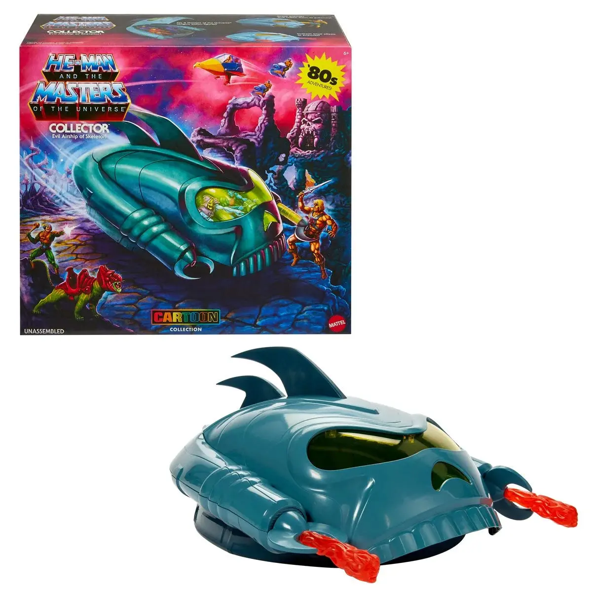 Masters Of The Universe: Origins - Evil Airship Of Skeletor (Cartoon Collection) Motu Vehicle (Htn00) Low Stock 1
