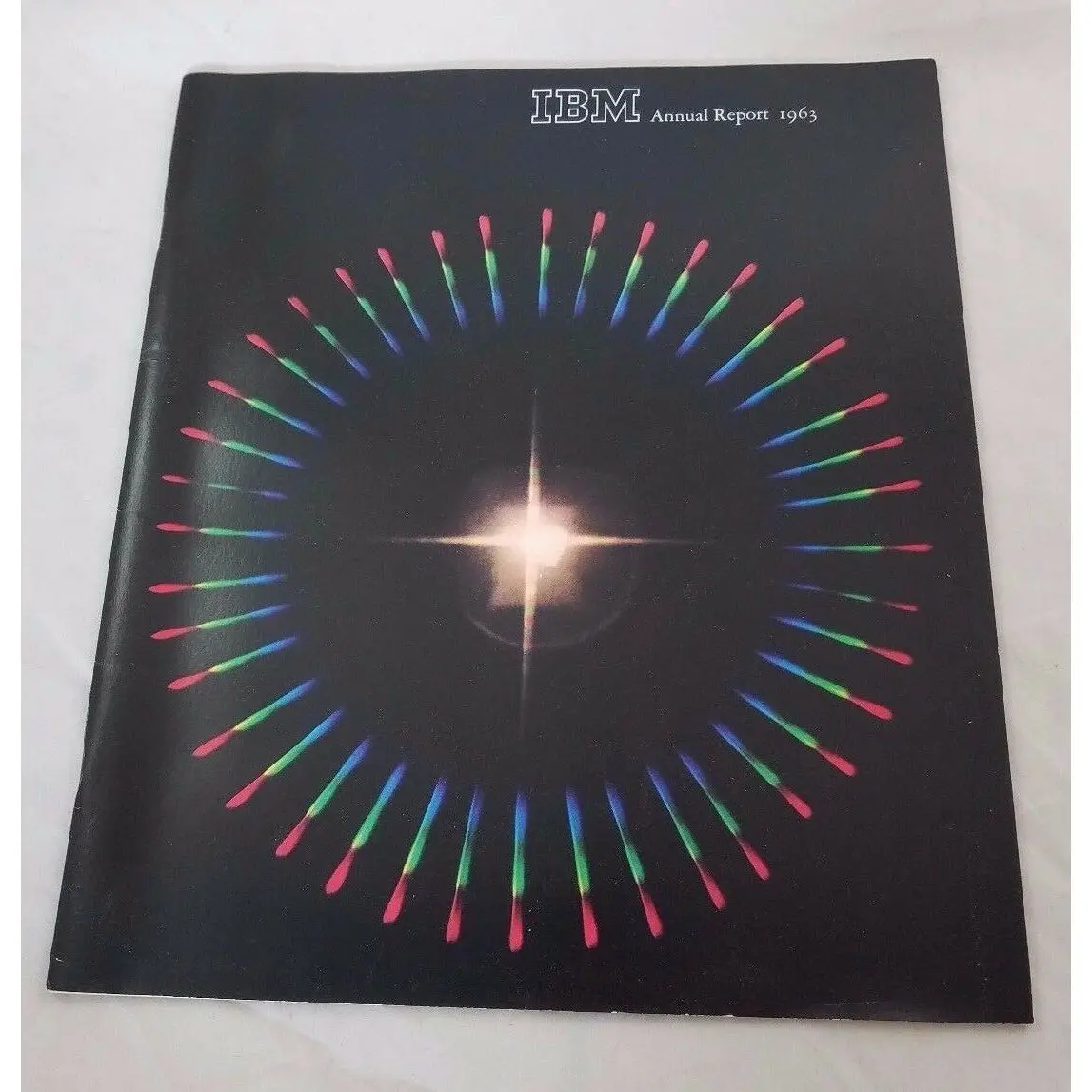 1963 Ibm Annual Report Vintage Computers Space Guidance Center Ny Worlds Fair 1