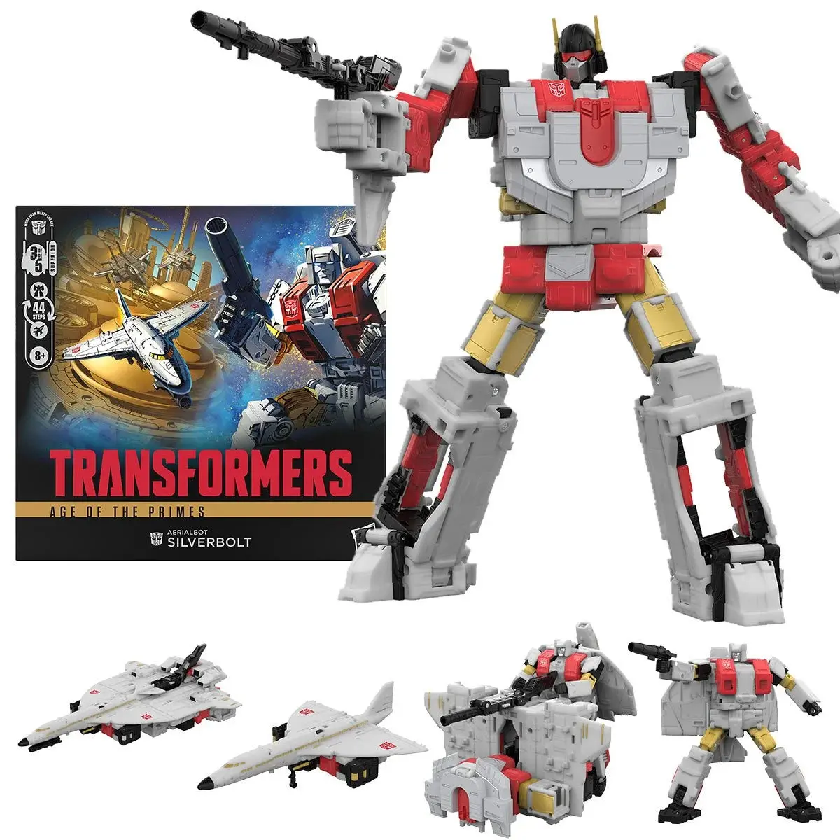 Transformers - Age Of The Primes - Commander Class - Aerialbot Silverbolt Action Figure (G0752) Low Stock 1