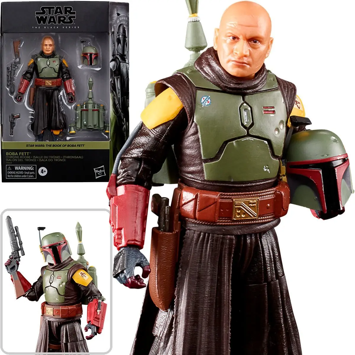 Star Wars Black Series - The Book Of Boba Fett: Boba Fett (Throne Room) Deluxe Action Figure (F4064) 1