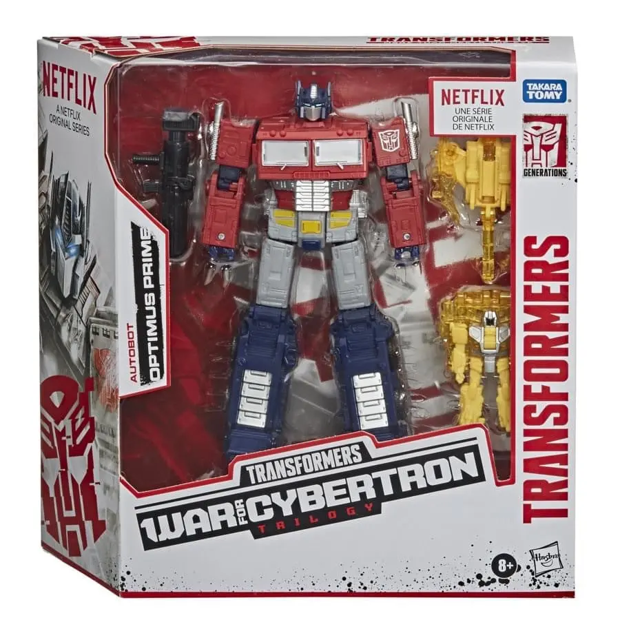 Transformers War For Cybertron Trilogy Netflix Battle 3-Pack: Autobot Optimus Prime, Enerax, Sheeldron F0707 Last One! 1