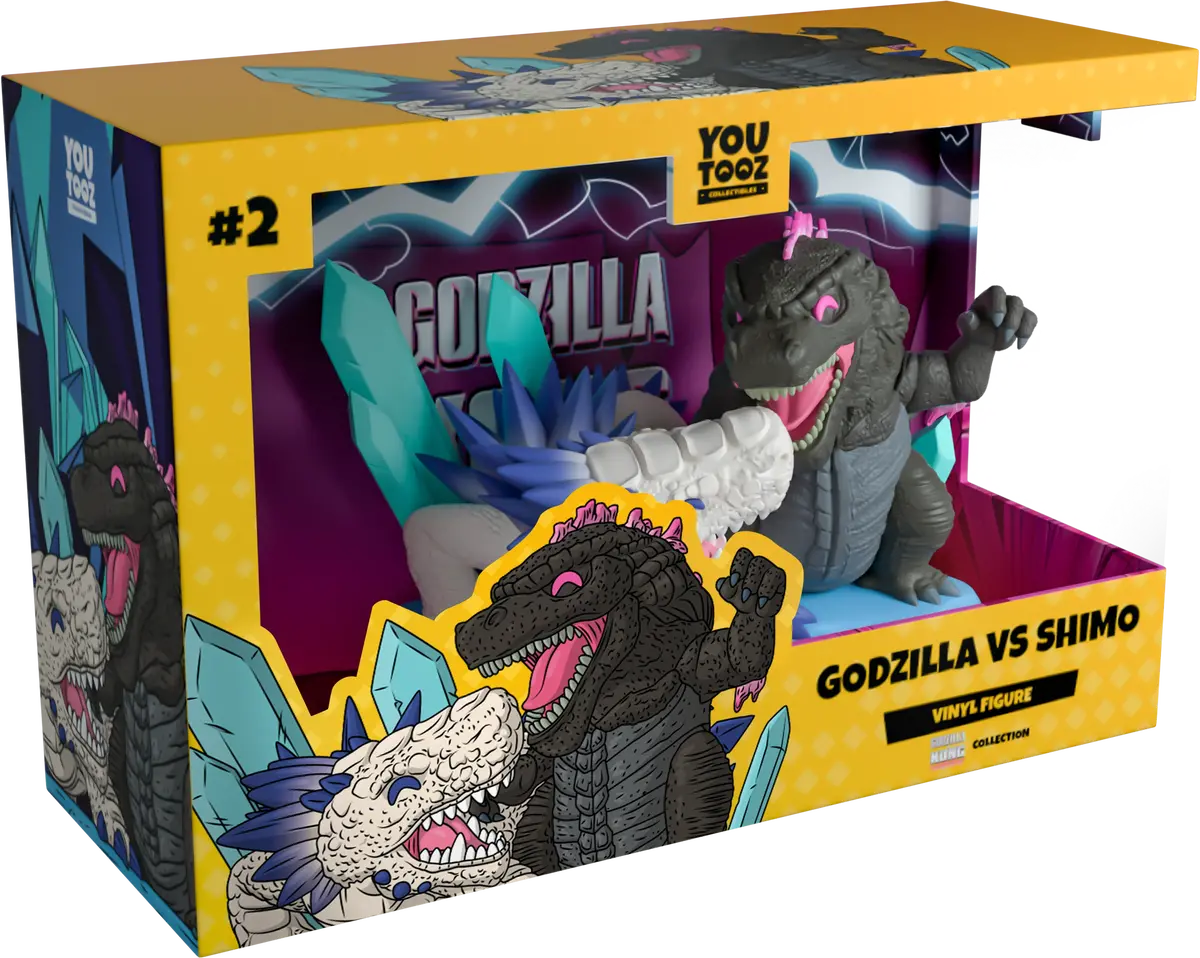 Youtooz - Godzilla X Kong: The New Empire #2 - Godzilla Vs Shimo Vinyl Figure 2-Pack (78272) Low Stock 1