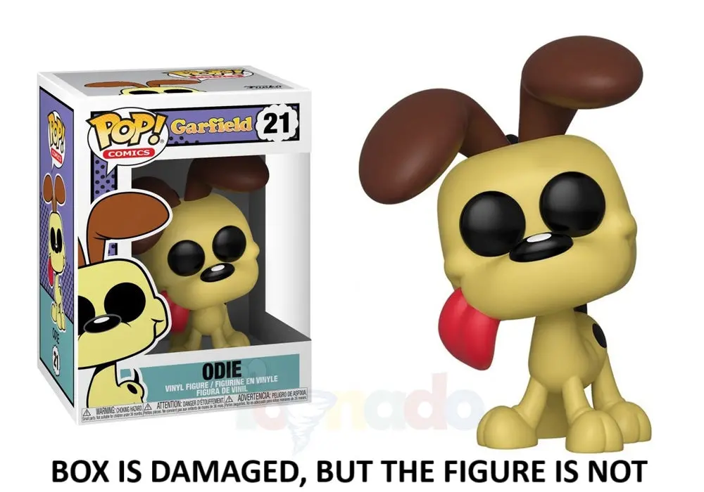 Funko Pop! Comics - Garfield #21 - Odie Vinyl Figure (40176) - Damaged Box 1