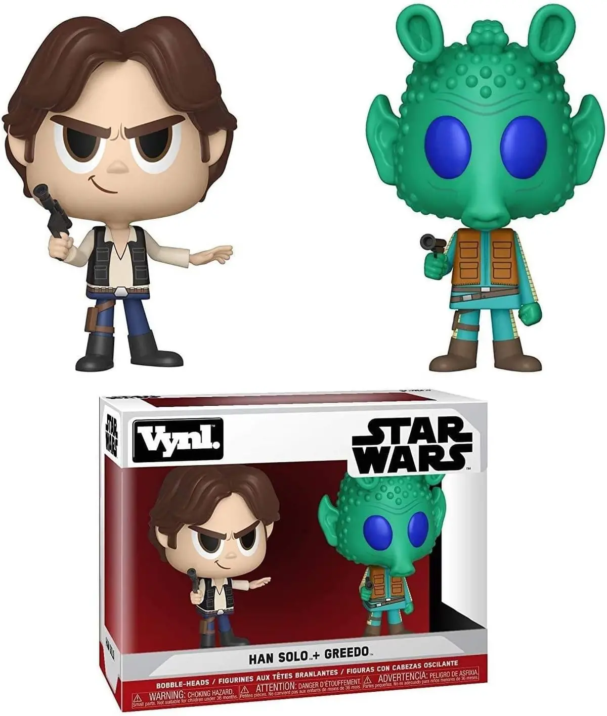 Funko - Vynl. - Star Wars: Episode Iv - A New Hope - Han Solo & Greedo Vinyl Figures 2-Pack (30808) Low Stock 1