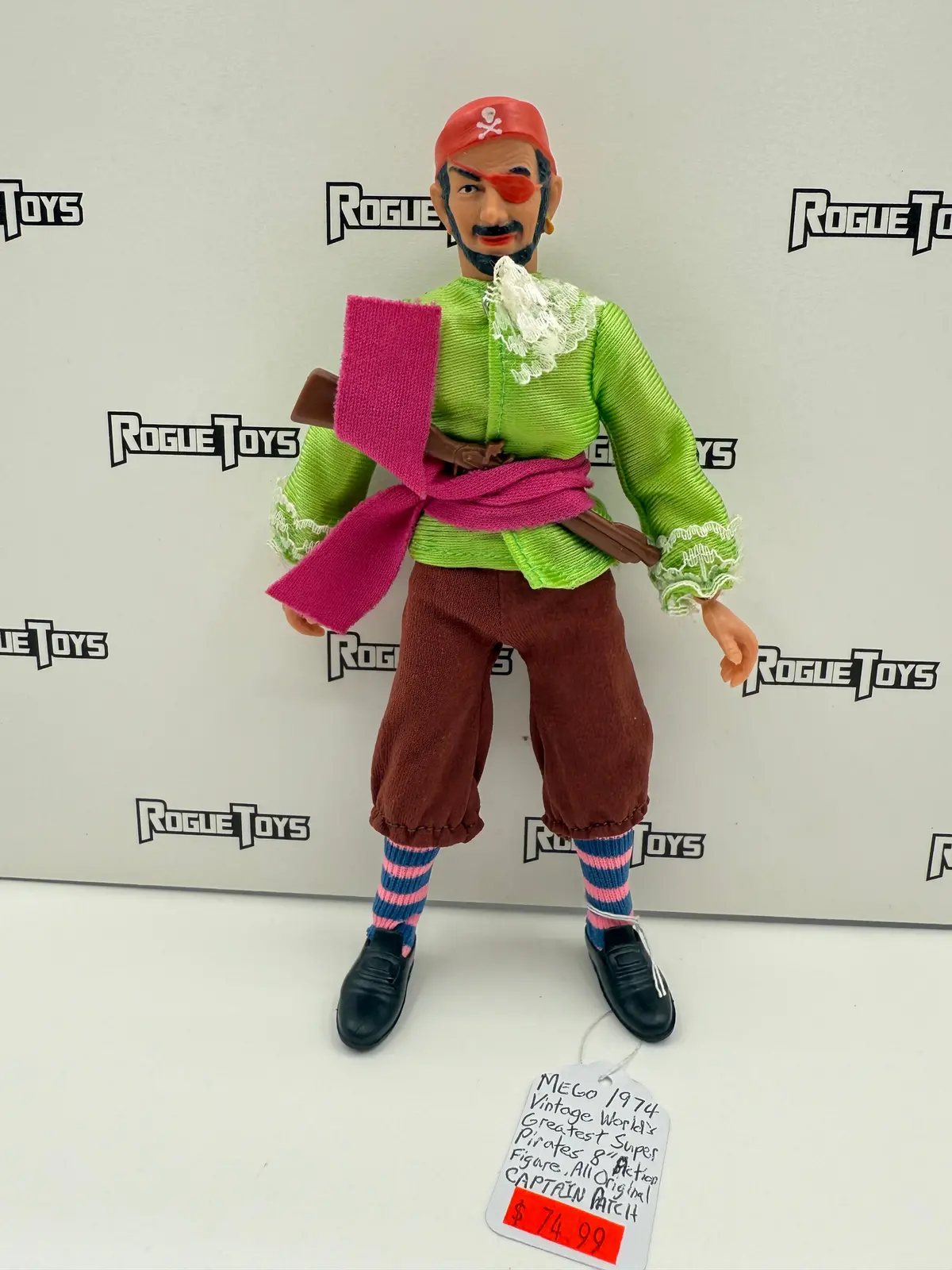 Mego Vintage World’S Greatest Super Pirates Captain Patch 1