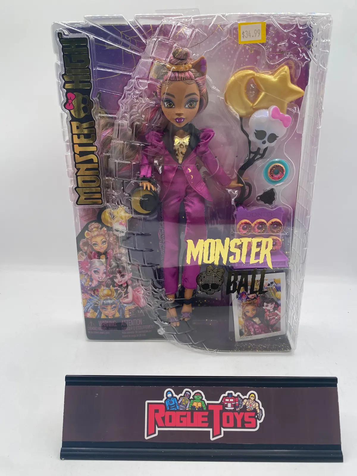 Mattel 2022 Monster High Monster Ball Clawdeen Wolf 1