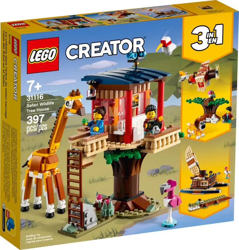 Lego Creator 3-In-1 - Safari Wildlife Tree House (31116) Building Toy Last One! 1