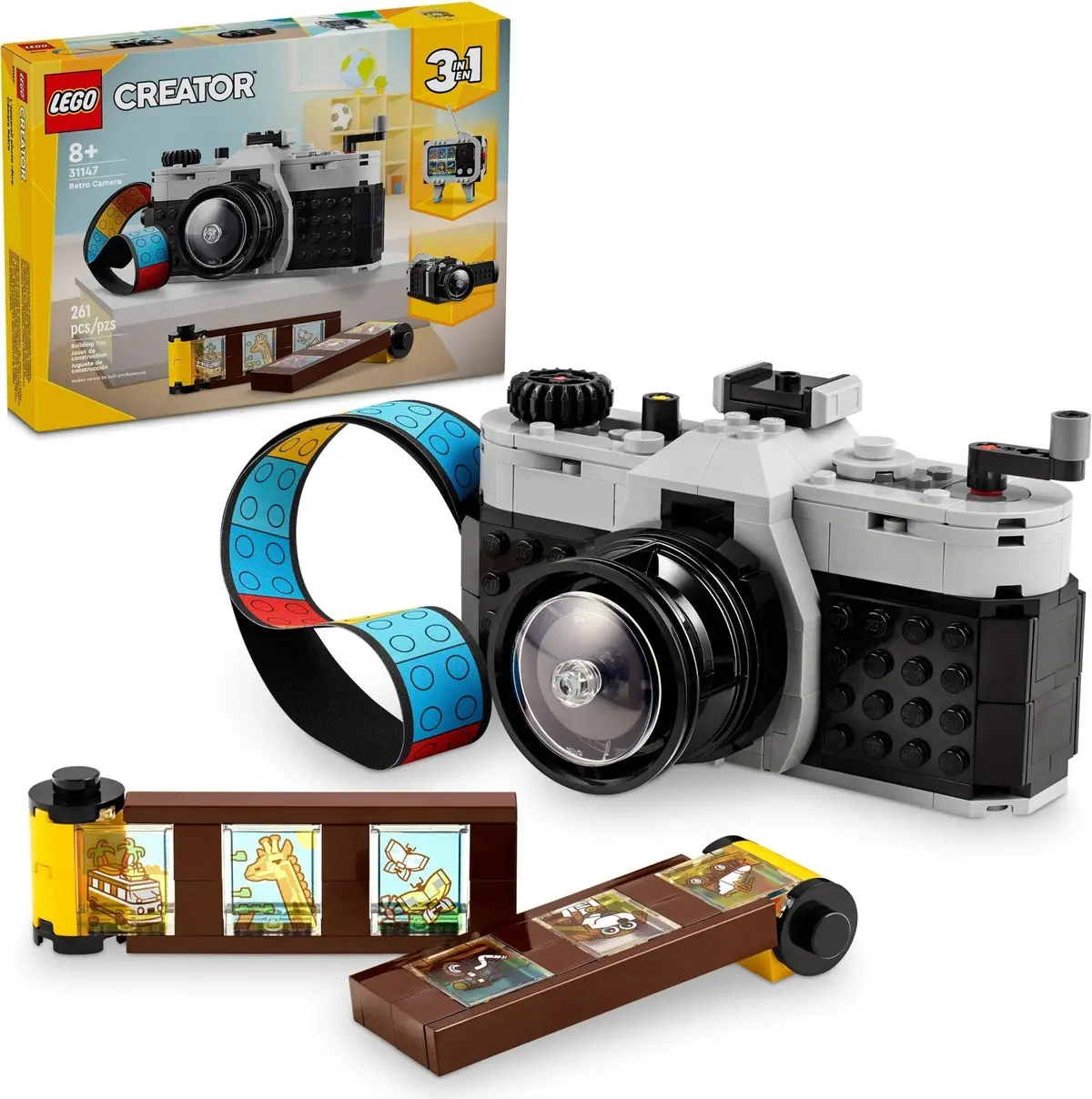 Lego Creator 3-In-1 - Retro Camera, Video Camera, Tv - Building Set Toy (31147) 1