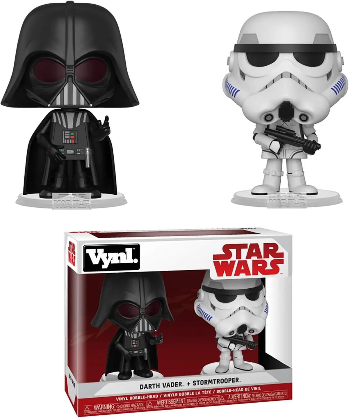 Funko - Vynl. - Star Wars - Darth Vader & Stormtrooper Vinyl Figures 2-Pack (31616) Low Stock 1