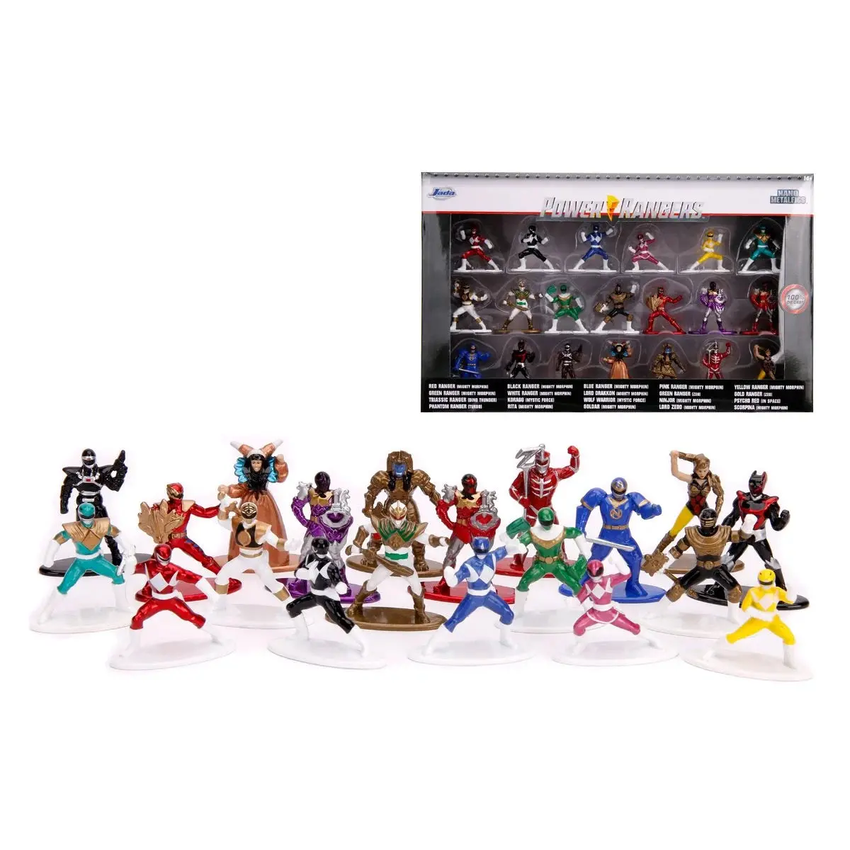 Jada Toys - Power Rangers Nano Metalfigs Mini-Figures (Wave 1) 20-Pack (30771) Low Stock 1