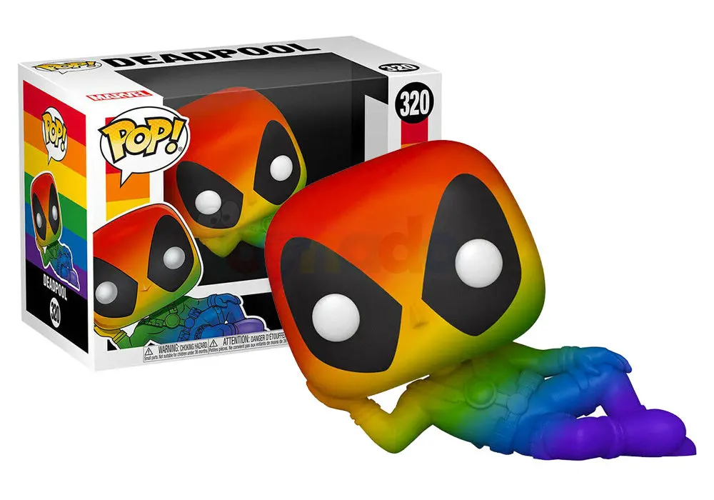 Funko Pop! Marvel - Deadpool #320 - Rainbow Deadpool (Pride Variant) Vinyl Figure (56979) Last One! 1
