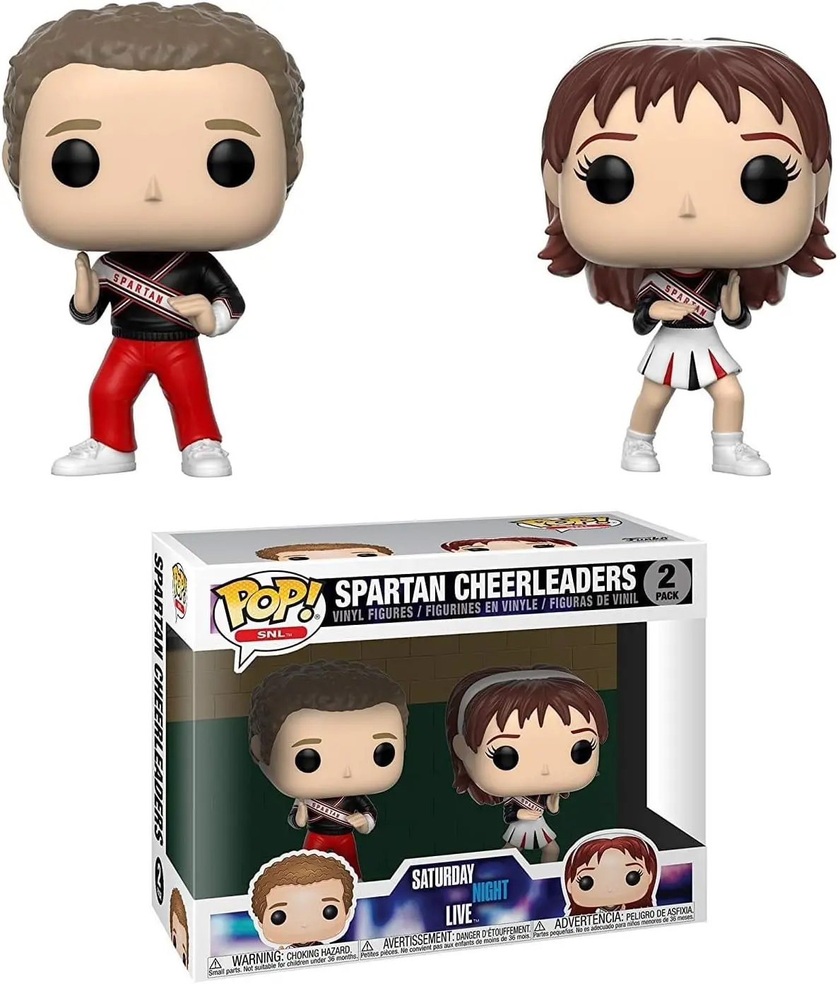 Funko Pop! Snl (Saturday Night Live) - Spartan Cheerleaders - Vinyl Figures 2-Pack (33112) Last One! 1