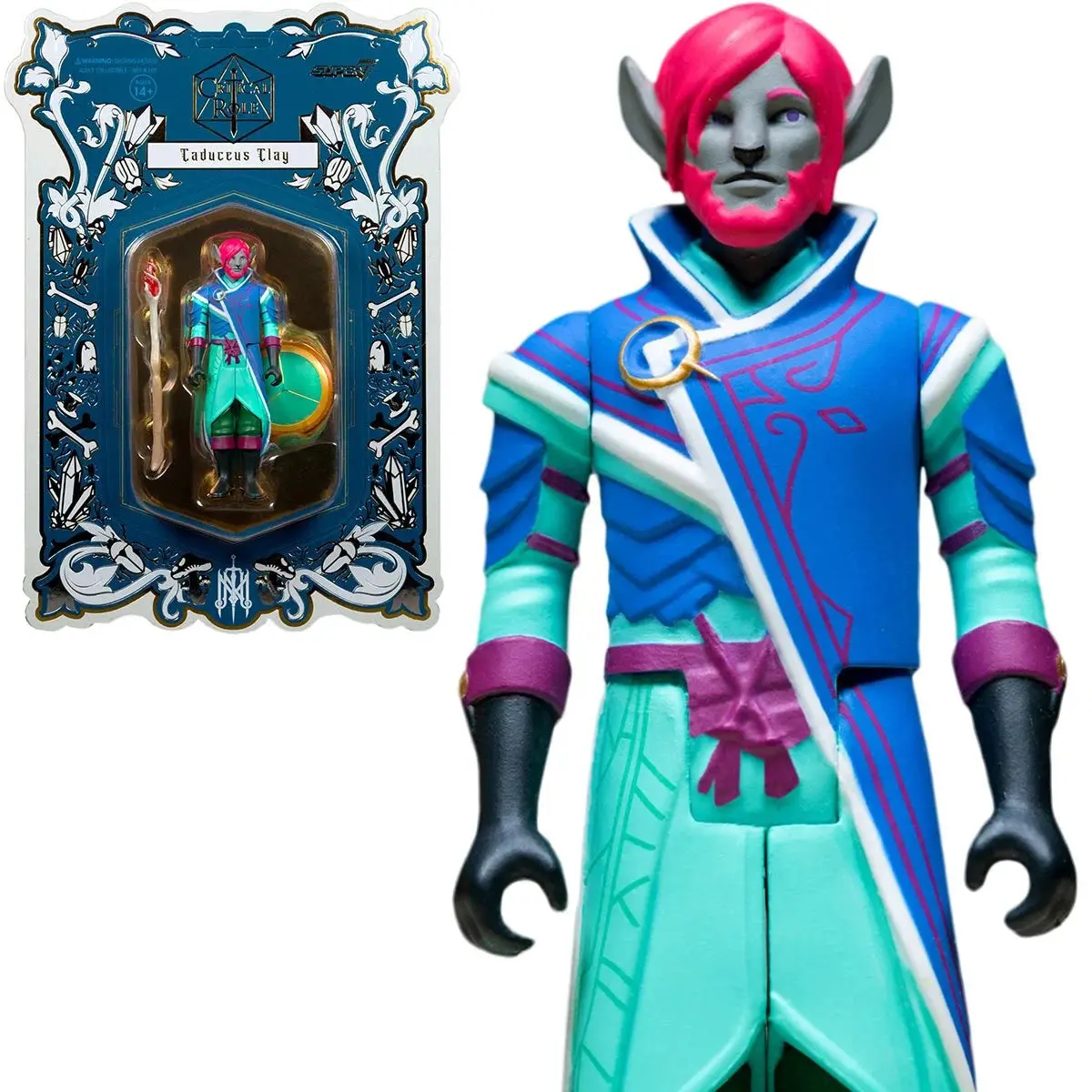 Super7 Reaction Figures - Critical Role - Wave 1 - Caduceus Clay 3.75-Inch Action Figure (82340) Low Stock 1